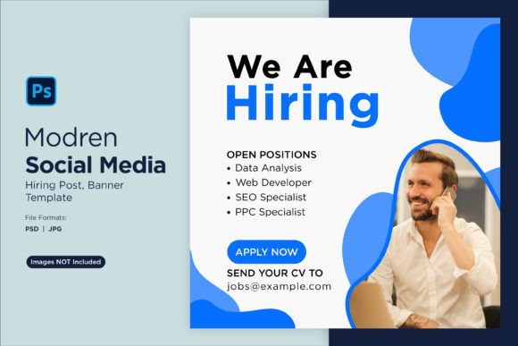 Attract Top Talent with We Are Hiring Social Media Post 59