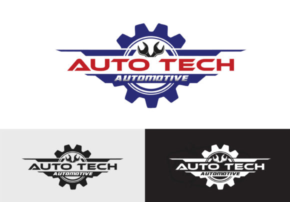 Automotive Logo Concept: A Modern Typeface for Brand Identity