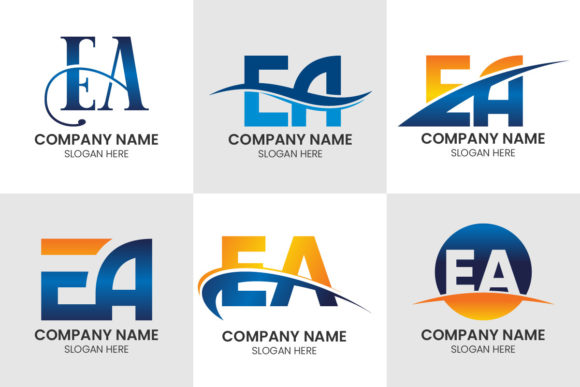 Initial Letter E a Logo Set: Your New Favorite Design Asset