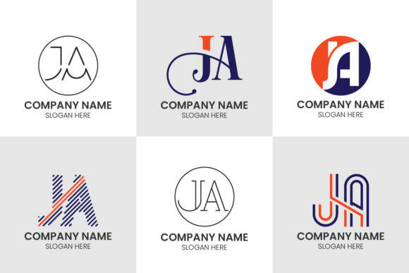 Initial Letter J a Logo Set: A Modern Logo Toolkit