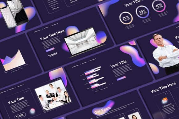 Modern Purple Powerpoint Template: Elevate Your Visual Storytelling