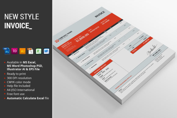 New Style Invoice: A Modern Template for Professional Billing