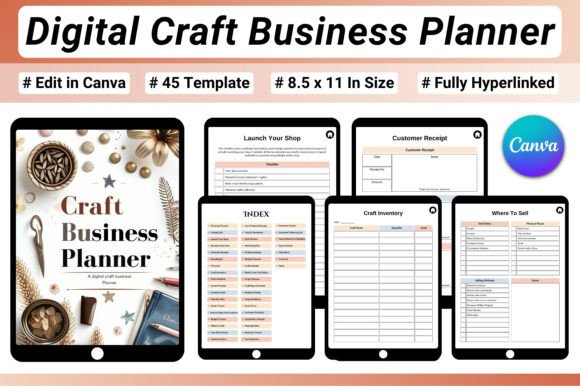 Organize Your Creative Empire: The Digital Craft Business Planner