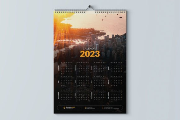 Simplify Your Year: The 1-Page Wall Calendar 2023