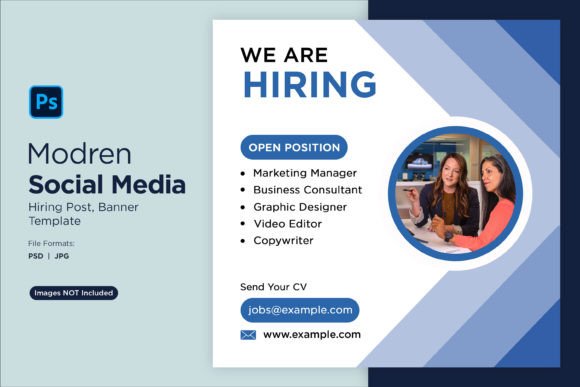Streamline Your Hiring with We Are Hiring Social Media Post 07