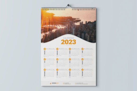 Streamline Your Year: The One-Page Wall Calendar 2023