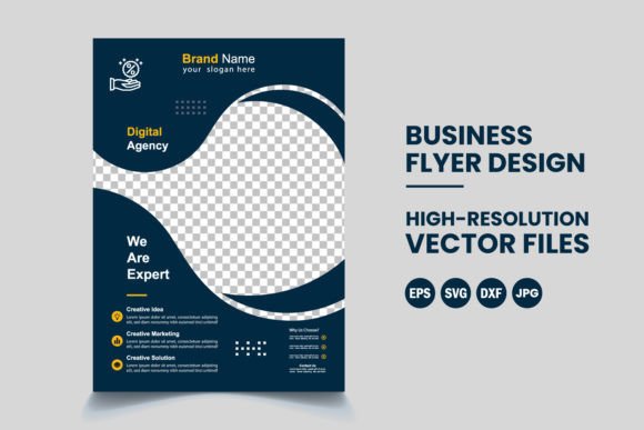 Unique Business Flyer Template: A Print-Ready Design Powerhouse