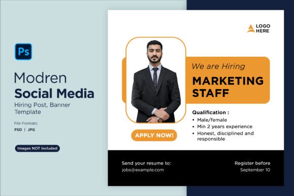 We Are Hiring Social Media Post 34: Your Next Design Template